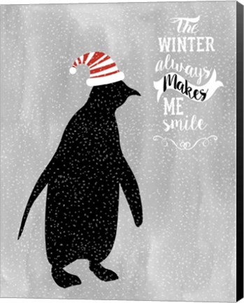 Framed Penguin1 Print