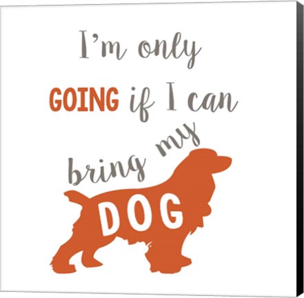 Framed Going Dog Print