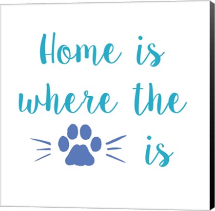 Framed Home Paw Print