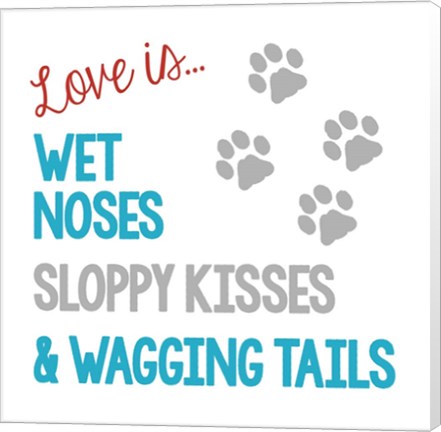 Framed Love Is Print