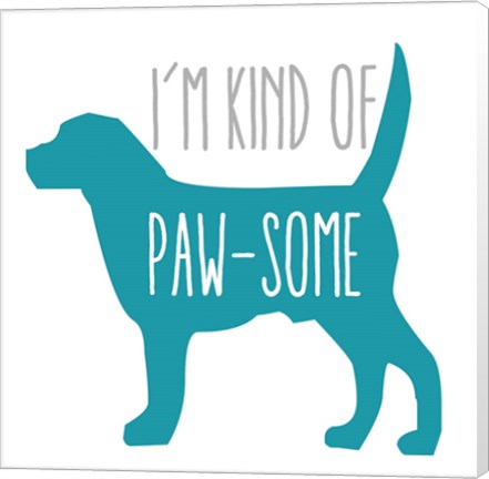 Framed Pawsome Dog Print