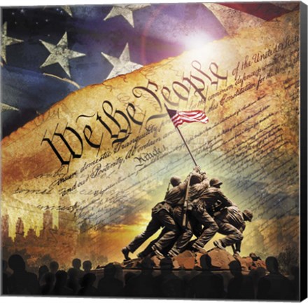 Framed Constitution Print