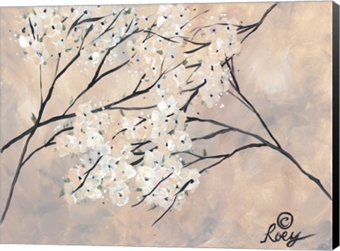 Framed Magnolias in Bloom Print