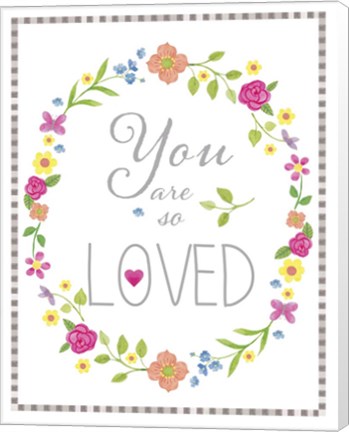 Framed Loved G Print