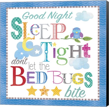 Framed Sleep Tight Print