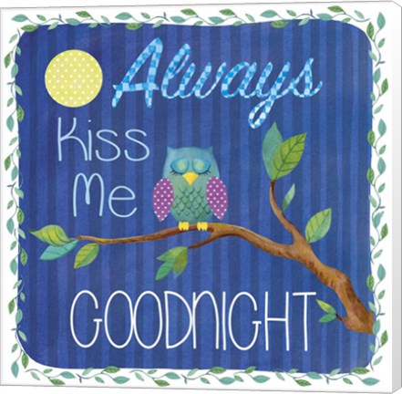 Framed Always Kiss Me Print