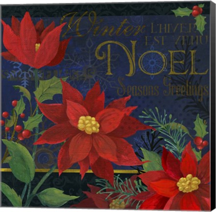 Framed Noel Print