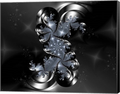 Framed Julia Swirls Print