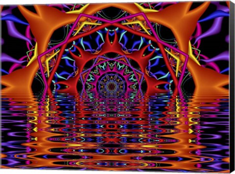 Framed Sky Fire Print