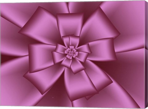 Framed Pretty Pink Bow VII Print
