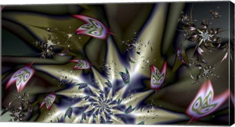 Framed Wonderland Blooms Print