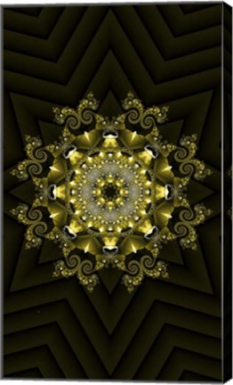 Framed Gold 5 Print
