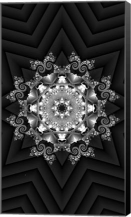 Framed Silver 5 Print