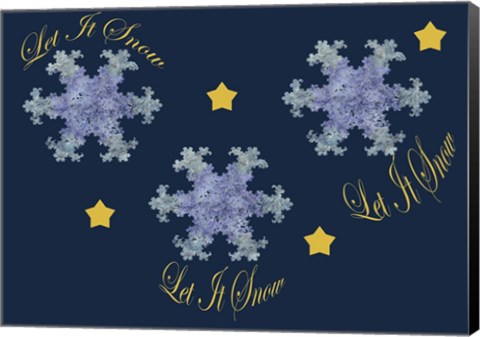 Framed Let It Snow Print