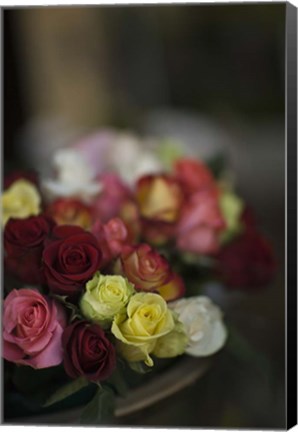 Framed Marchand De Fleurs Print