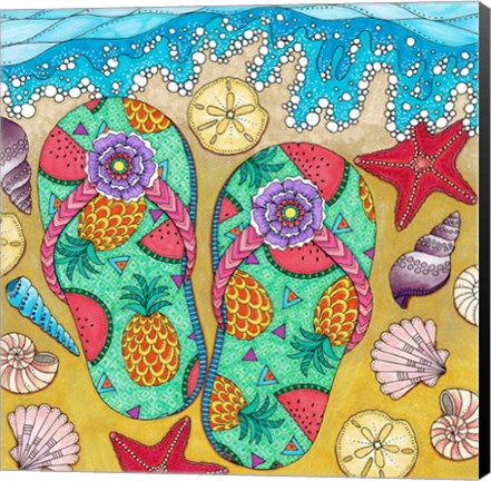 Framed Tropical Paradise 2 Print