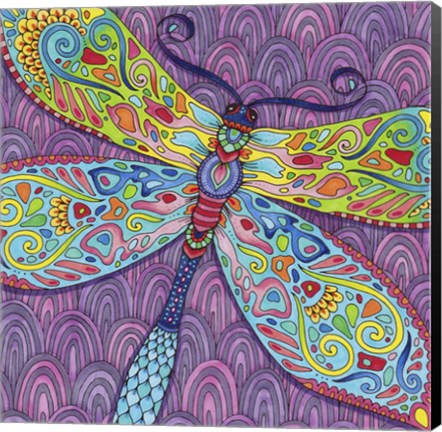 Framed Winged Things 3 Print
