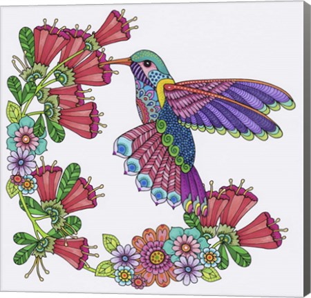 Framed Winged Things 12 Print