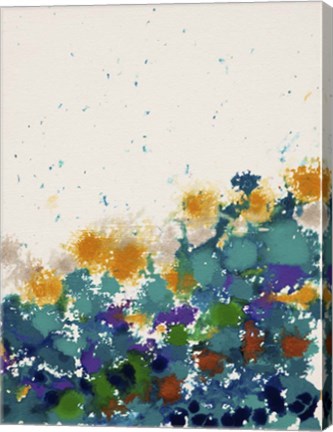 Framed Abstract Garden 1 Print