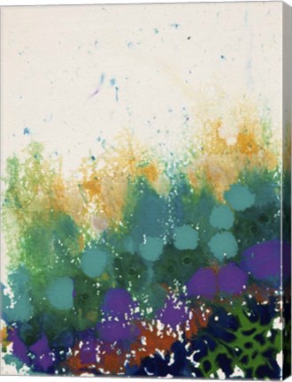 Framed Abstract Garden 2 Print