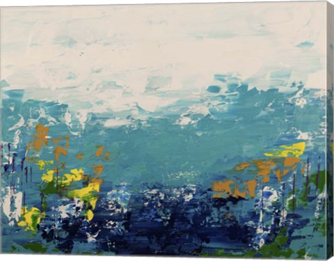 Framed Blue Lake 3 Print