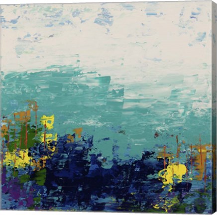 Framed Blue Lake 4 Print