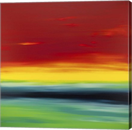 Framed Island Sky 4 Print