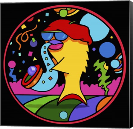 Framed Jazz Fish Print