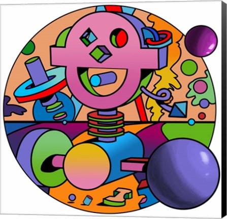 Framed Morebo Circle Print