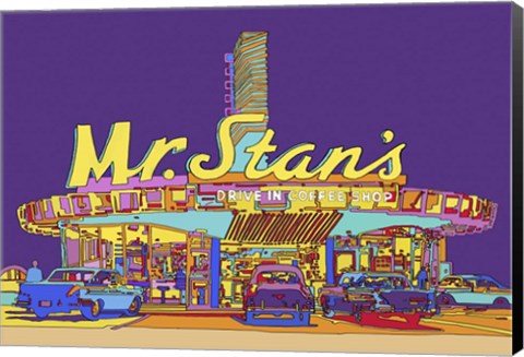 Framed Pop Art - Mr Stan Print