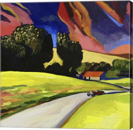 Framed Pop Art - Retro - Landscape Print