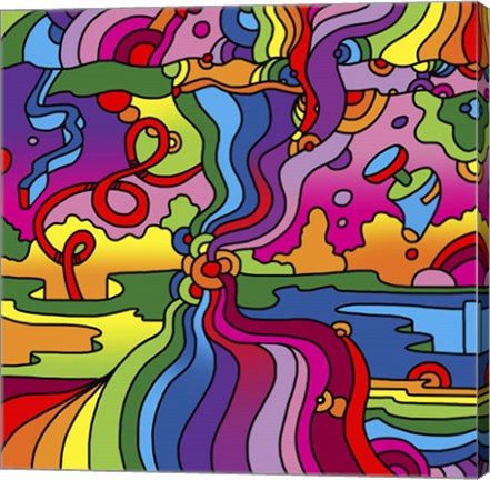 Framed Pop Art - Mambo C Print