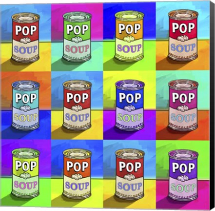Framed Pop Art - Soup Print