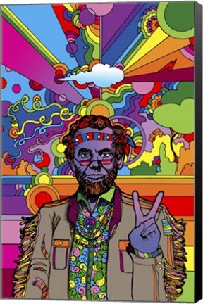 Framed Psychedelic - Abe Print
