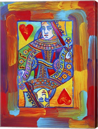 Framed Queen Of Hearts Print