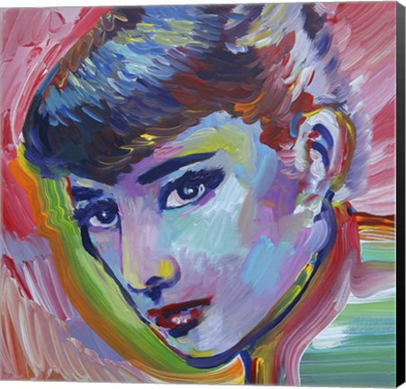 Framed Audrey Hepburn Print