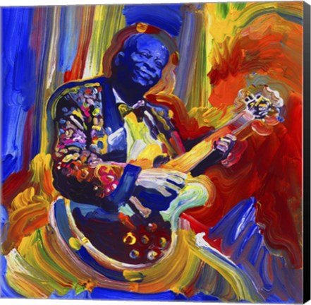 Framed Bb King Print