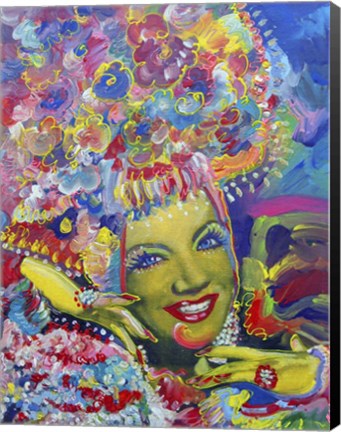Framed Carmen Miranda Print