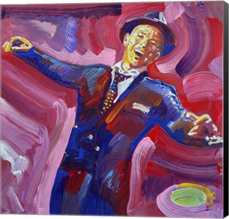 Framed Frank Sinatra Print