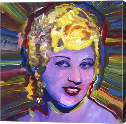 Framed Mae West Print