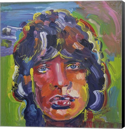 Framed Mick Jagger Print