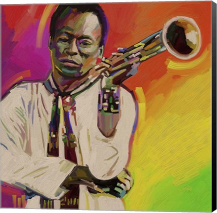 Framed Miles Davis Print