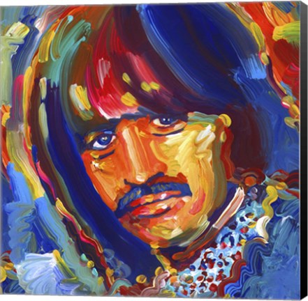 Framed Ringo Starr Print