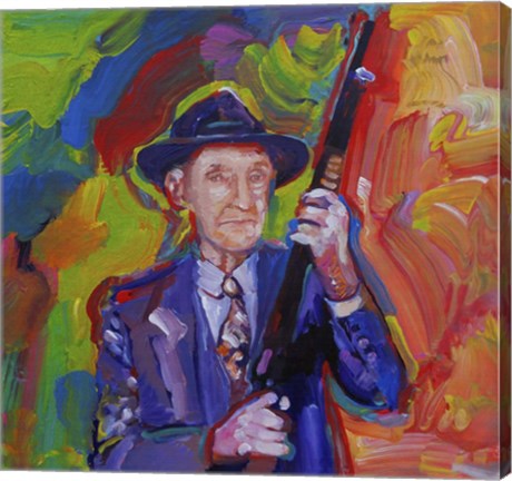 Framed William Burroughs Print