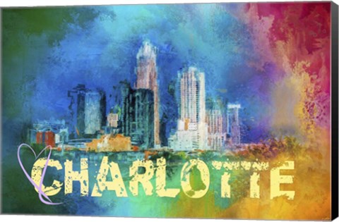 Framed Sending Love To Charlotte Print