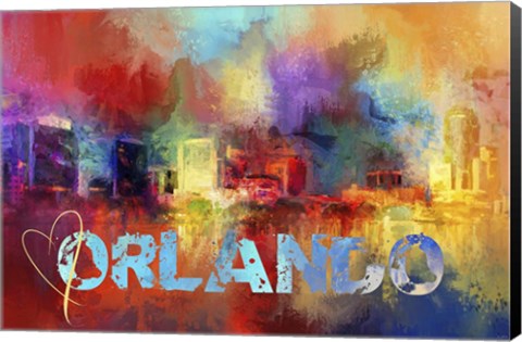 Framed Sending Love To Orlando Print
