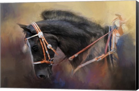 Framed At The Horse Show 3 Print