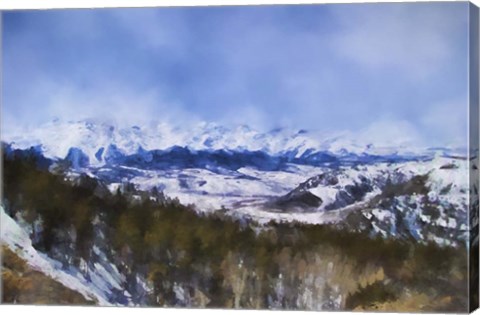 Framed Colorado Mountains 3 Print