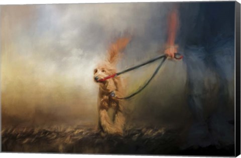 Framed Leading Him Out Of The Storm Print