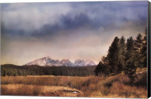 Framed Pikes Peak Print